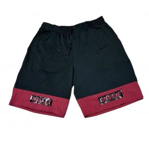 RED AND BLACK UNISEX  SHORTS