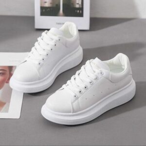WHITE UNISEX SNEAKERS