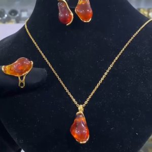 Non Tarnish 4 in 1 Steel Set Jewelry