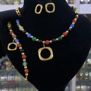 Non Tarnish 4 in 1 Steel Set Jewelry